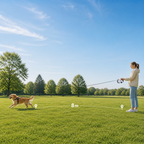 Lulupet 26ft Retractable Dog Leash for Medium to Large Dogs